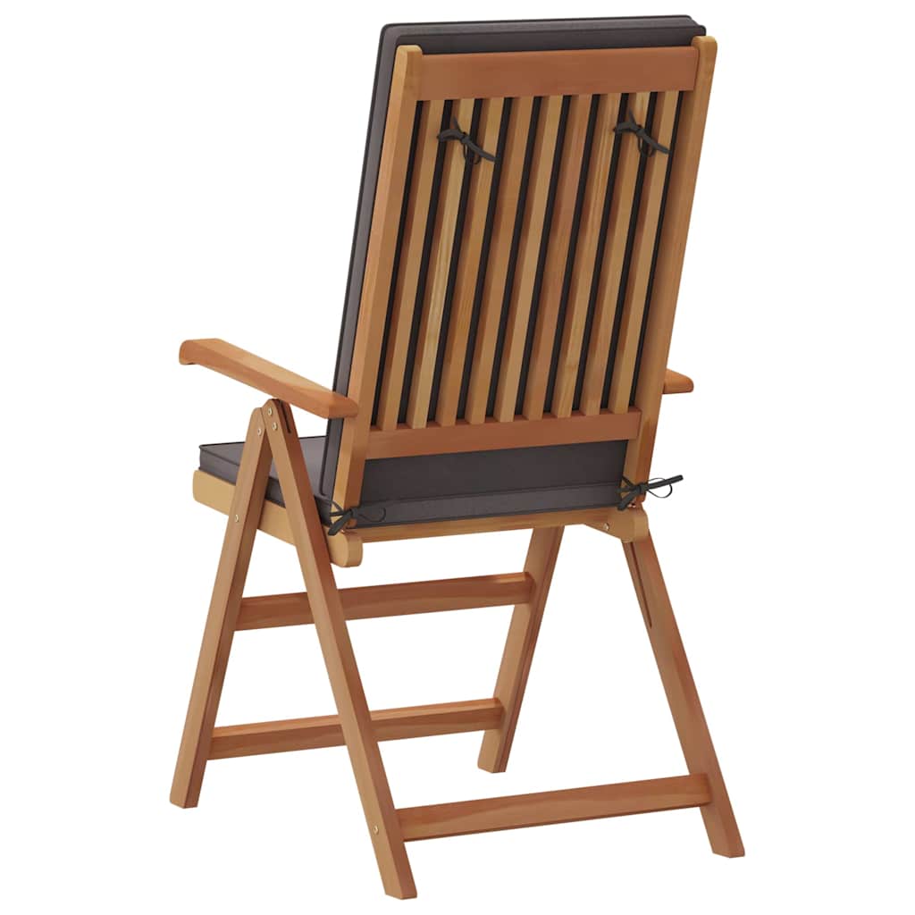 Garden Chair 4 pcs Brown 57 x 71.5 x 104cm Solid Teak wood